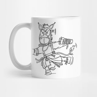 Donkey as a Monk Mug